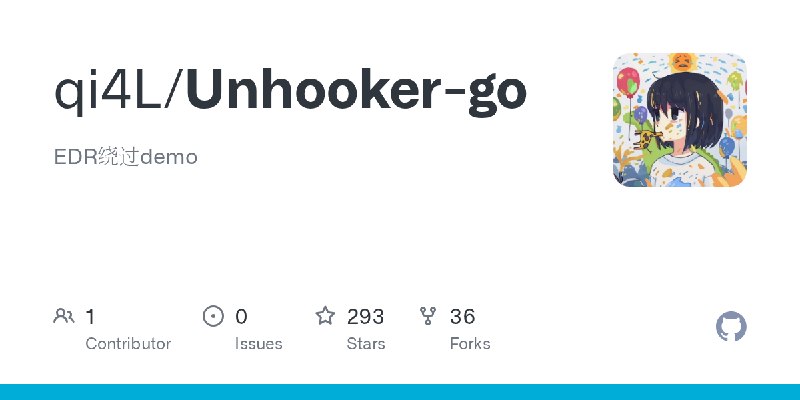 GitHub - qi4L/Unhooker-go: EDR绕过demo