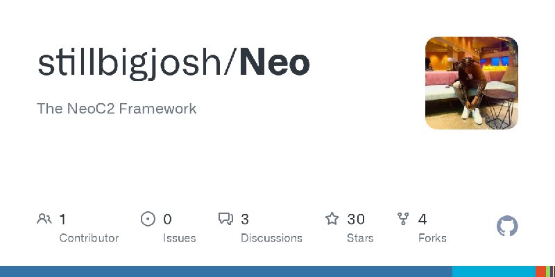 GitHub - stillbigjosh/Neo: The NeoC2 Framework