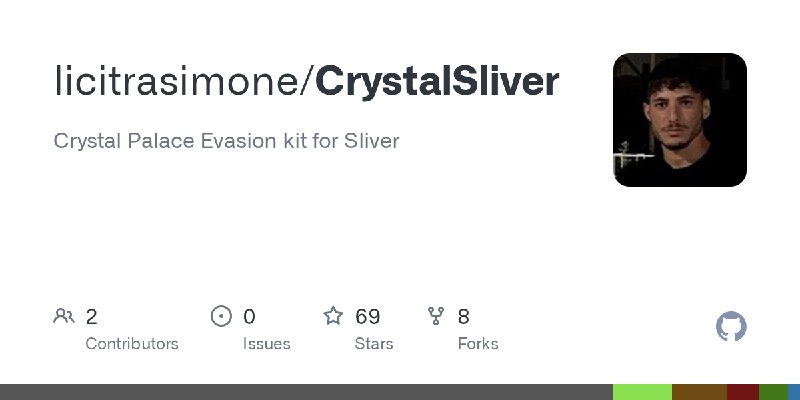 GitHub - licitrasimone/CrystalSliver: Crystal Palace Evasion kit for Sliver