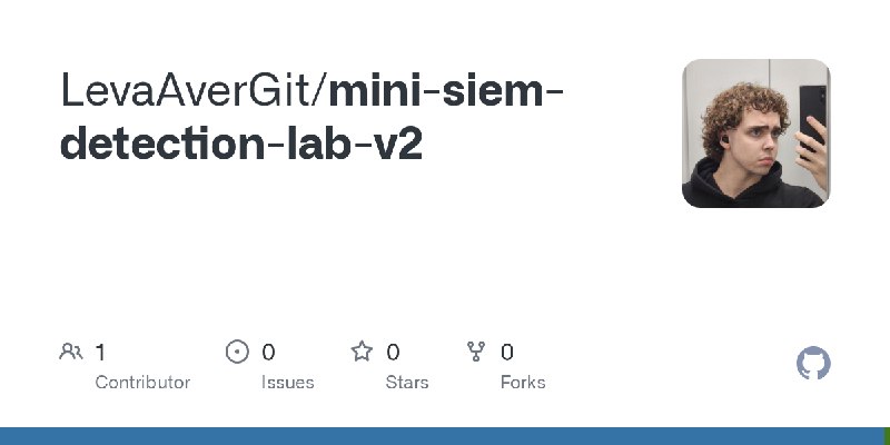 GitHub - LevaAverGit/mini-siem-detection-lab-v2