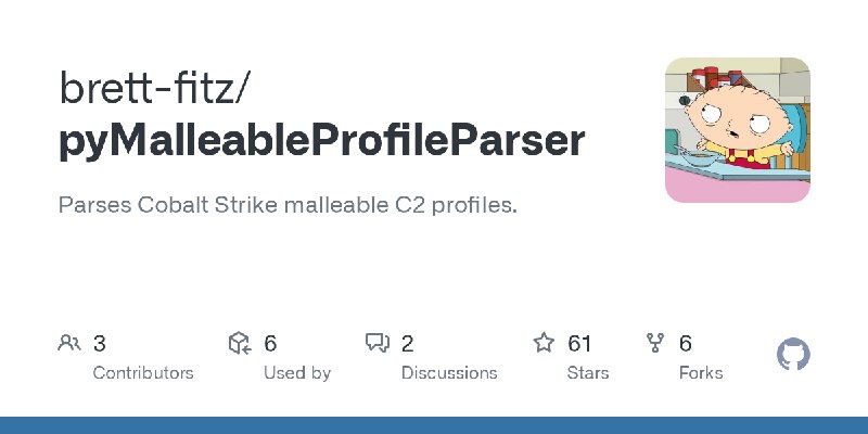 GitHub - brett-fitz/pyMalleableProfileParser: Parses Cobalt Strike malleable C2 profiles.
