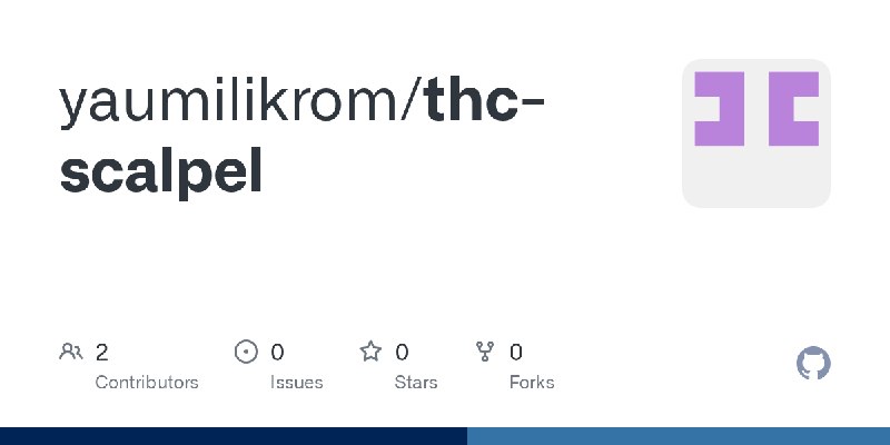 GitHub - yaumilikrom/thc-scalpel