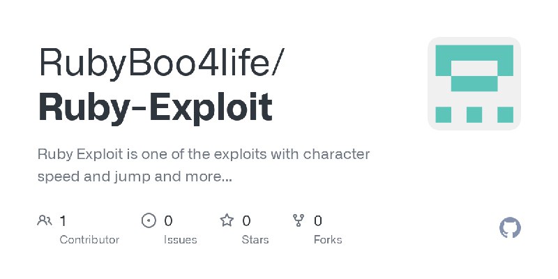 GitHub - RubyBoo4life/Ruby-Exploit: Ruby Exploit is one of the exploits with character speed and jump and more...