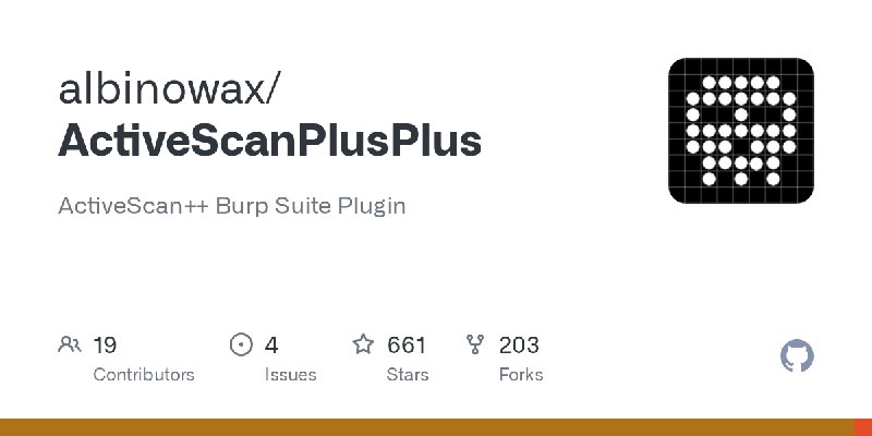 GitHub - albinowax/ActiveScanPlusPlus: ActiveScan++ Burp Suite Plugin