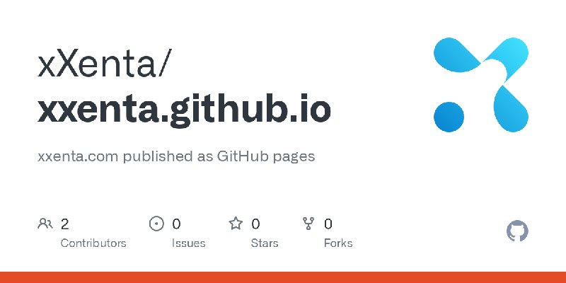 GitHub - xXenta/xxenta.github.io: xxenta.com published as GitHub pages
