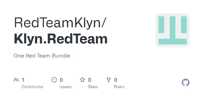GitHub - RedTeamKlyn/Klyn.RedTeam: One Red Team Bundle