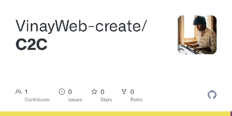 GitHub - VinayWeb-create/C2C