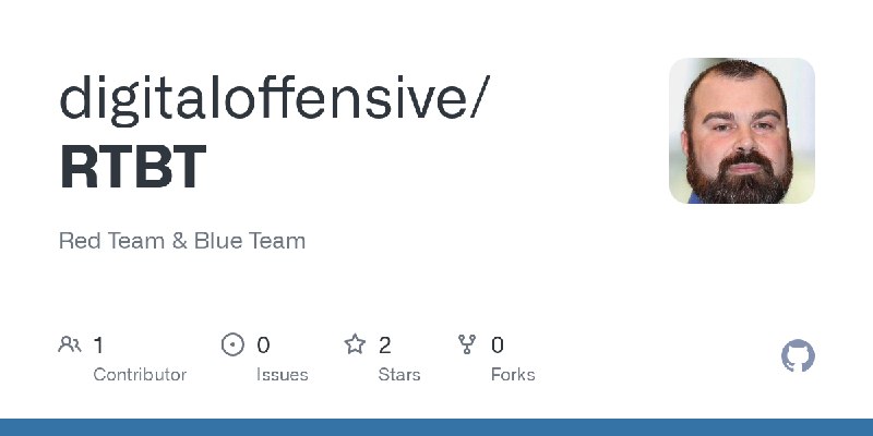 GitHub - digitaloffensive/RTBT: Red Team & Blue Team