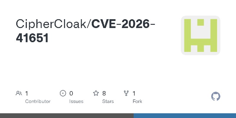 GitHub - CipherCloak/CVE-2026-41651