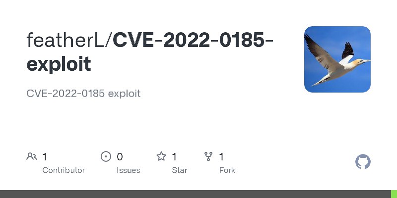 GitHub - featherL/CVE-2022-0185-exploit: CVE-2022-0185 exploit