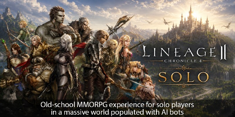 GitHub - pmbstyle/L2Solo: Lineage II Chronicle 4 server emulator tuned for a solo MMO experience