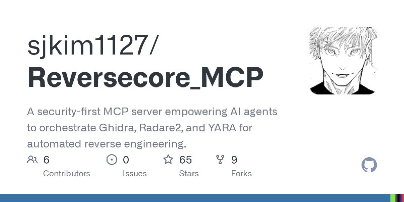 GitHub - sjkim1127/Reversecore_MCP: A security-first MCP server empowering AI agents to orchestrate Ghidra, Radare2, and YARA for…