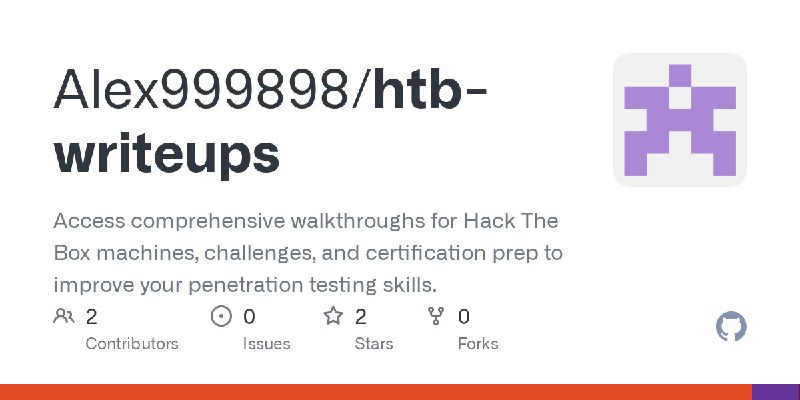 GitHub - Alex999898/htb-writeups: Access comprehensive walkthroughs for Hack The Box machines, challenges, and certification prep…