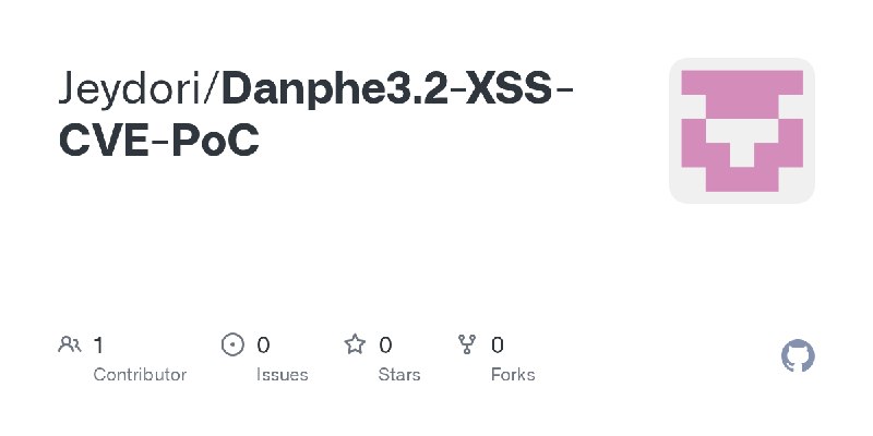 GitHub - Jeydori/Danphe3.2-XSS-CVE-PoC