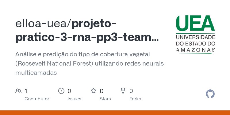 GitHub - elloa-uea/projeto-pratico-3-rna-pp3-team-equilibrium: Análise e predição do tipo de cobertura vegetal (Roosevelt National…