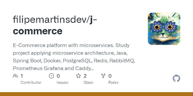 GitHub - filipemartinsdev/j-commerce: E-Commerce platform with microservices. Study project applying microservice architecture…