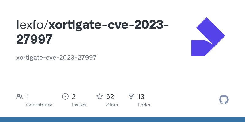 GitHub - lexfo/xortigate-cve-2023-27997: xortigate-cve-2023-27997