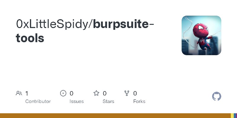 GitHub - 0xLittleSpidy/burpsuite-tools