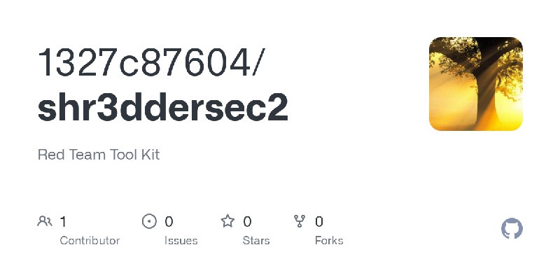 GitHub - 1327c87604/shr3ddersec2: Red Team Tool Kit