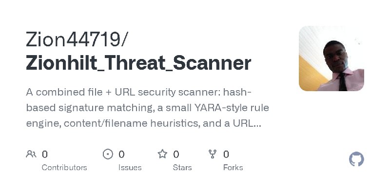 Zion44719/Zionhilt_Threat_Scanner