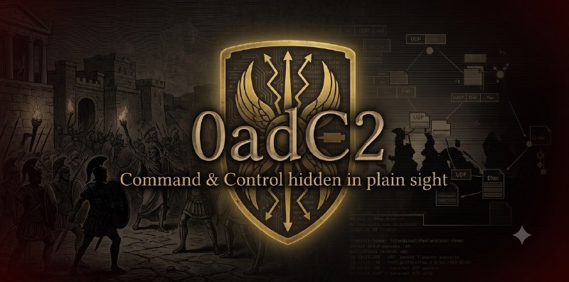 GitHub - franckferman/0adC2: C2 framework — encrypted traffic hidden inside 0 A.D. multiplayer protocol (ENet UDP/20595)