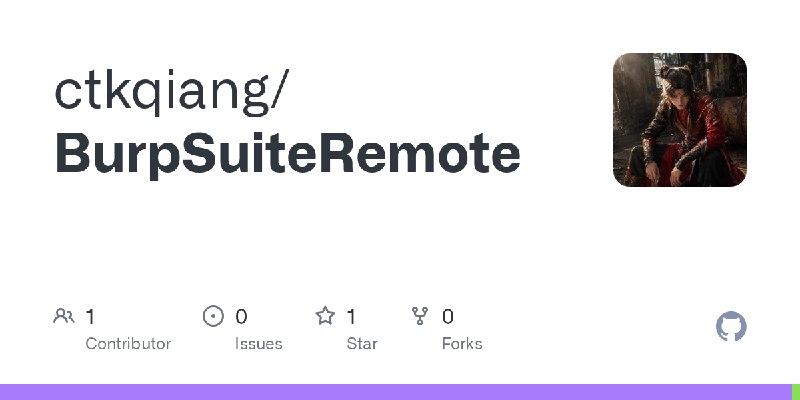 GitHub - ctkqiang/BurpSuiteRemote