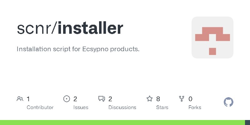 GitHub - scnr/installer: Installation script for Ecsypno products.