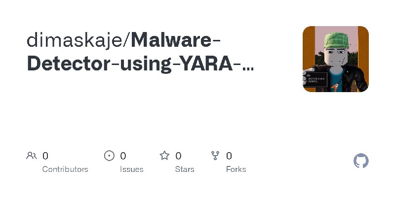 dimaskaje/Malware-Detector-using-YARA-Rules