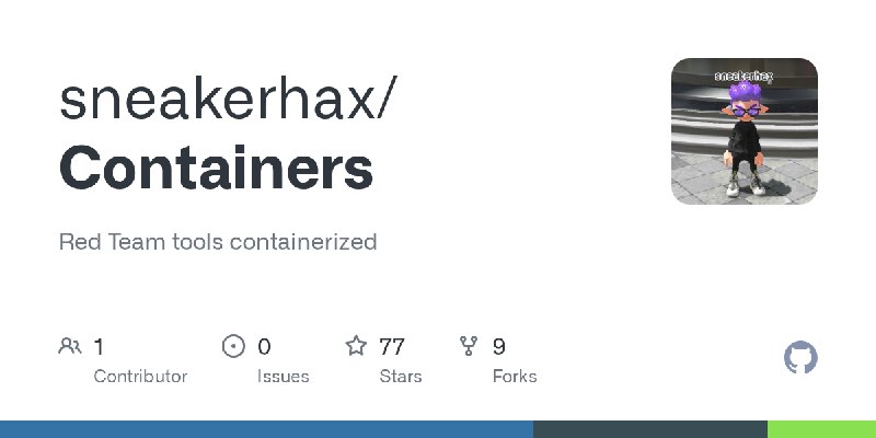 GitHub - sneakerhax/Containers: Red Team tools containerized