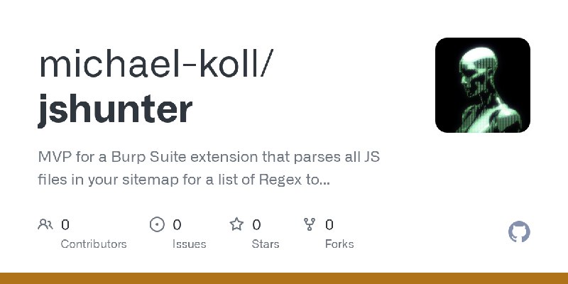 GitHub - michael-koll/jshunter: MVP for a Burp Suite extension that parses all JS files in your sitemap for a list of Regex to…