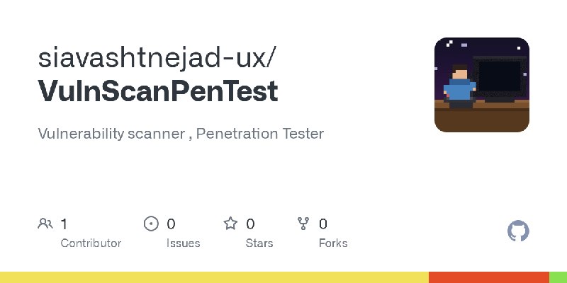 GitHub - siavashtnejad-ux/VulnScanPenTest: Vulnerability scanner , Penetration Tester