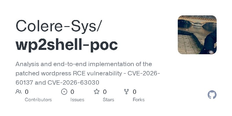 Colere-Sys/wp2shell-poc