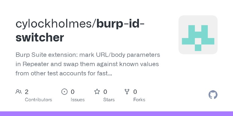 GitHub - cylockholmes/burp-id-switcher: Burp Suite extension: mark URL/body parameters in Repeater and swap them against known…