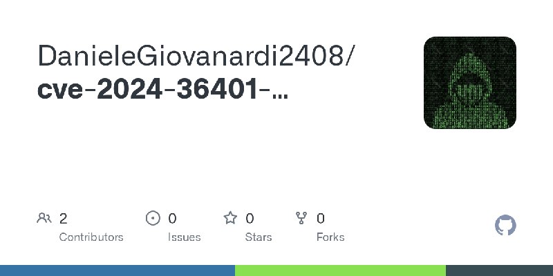 GitHub - DanieleGiovanardi2408/cve-2024-36401-geoserver-rce