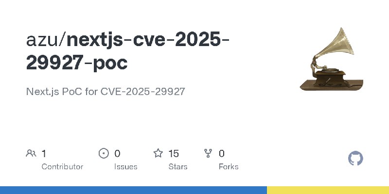 GitHub - azu/nextjs-cve-2025-29927-poc: Next.js PoC for CVE-2025-29927