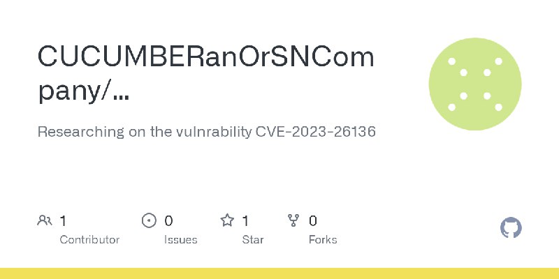 GitHub - CUCUMBERanOrSNCompany/SealSecurityAssignment: Researching on the vulnrability CVE-2023-26136