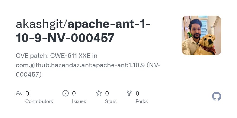 akashgit/apache-ant-1-10-9-NV-000457