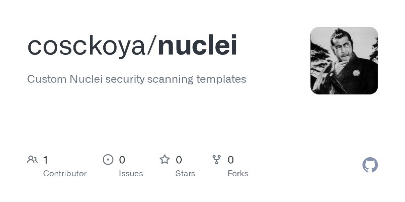 GitHub - cosckoya/nuclei: Custom Nuclei security scanning templates