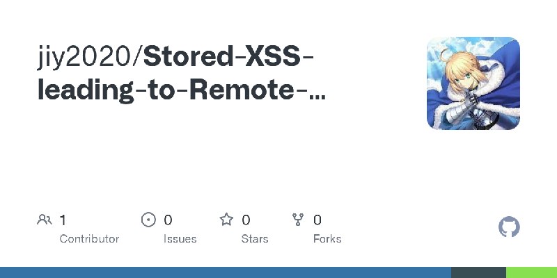 GitHub - jiy2020/Stored-XSS-leading-to-Remote-Code-Execution-Vulnerability-in-gpu-jupyter-