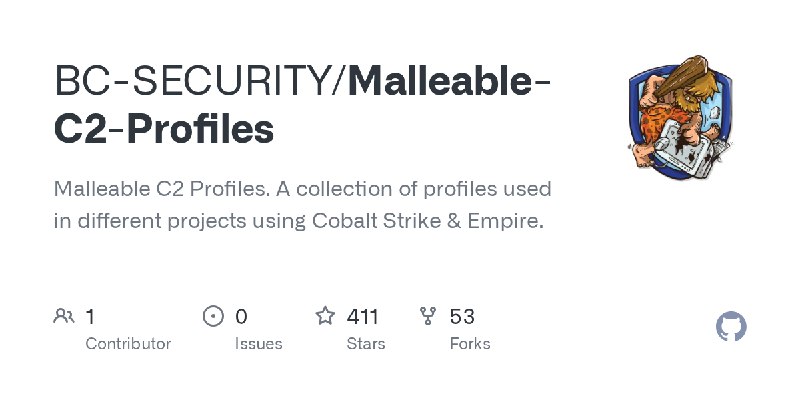 GitHub - BC-SECURITY/Malleable-C2-Profiles: Malleable C2 Profiles. A collection of profiles used in different projects using Cobalt…