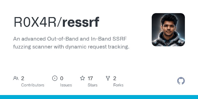 GitHub - R0X4R/ressrf: An advanced Out-of-Band and In-Band SSRF fuzzing scanner with dynamic request tracking.