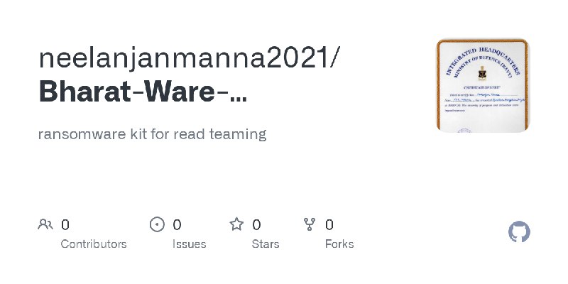 neelanjanmanna2021/Bharat-Ware-Ransomwareiser