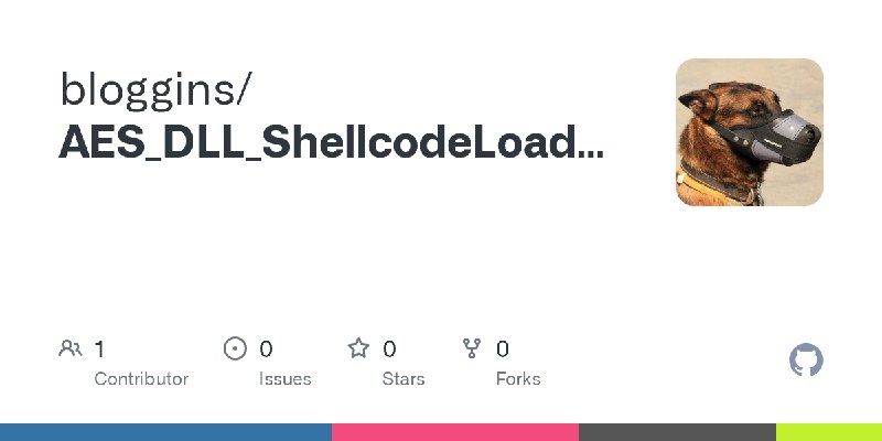 GitHub - bloggins/AES_DLL_ShellcodeLoader