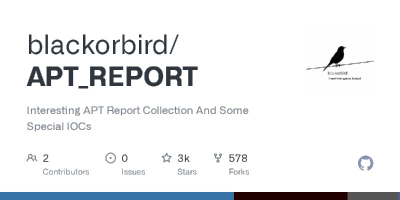 GitHub - blackorbird/APT_REPORT: Interesting APT Report Collection And Some Special IOCs