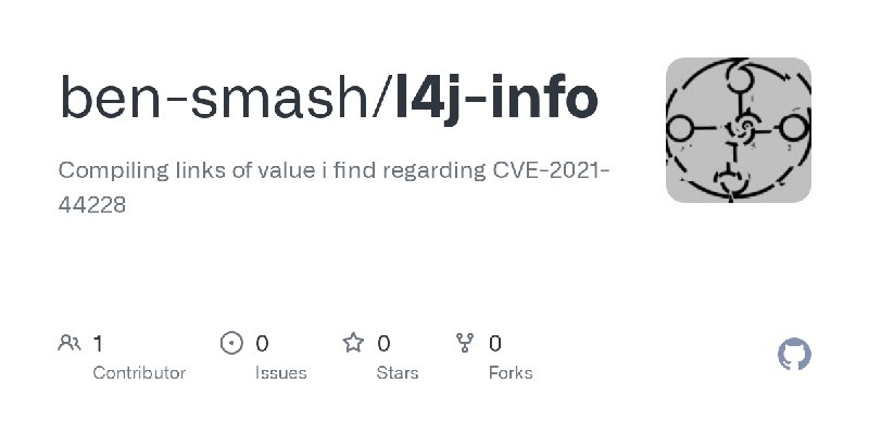 GitHub - ben-smash/l4j-info: Compiling links of value i find regarding CVE-2021-44228