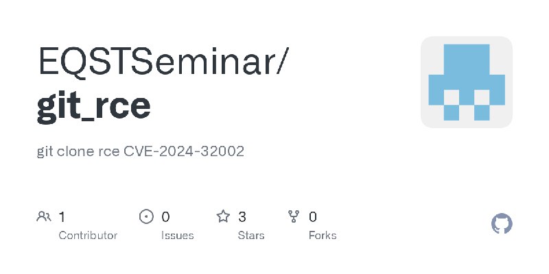 GitHub - EQSTSeminar/git_rce: git clone rce CVE-2024-32002