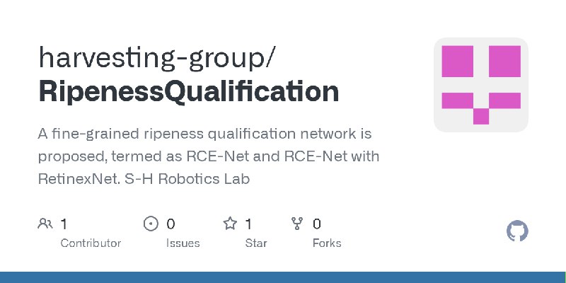 GitHub - harvesting-group/RipenessQualification: A fine-grained ripeness qualification network is proposed, termed as RCE-Net and…