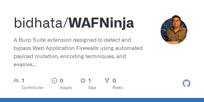GitHub - bidhata/WAFNinja: A Burp Suite extension designed to detect and bypass Web Application Firewalls using automated payload…