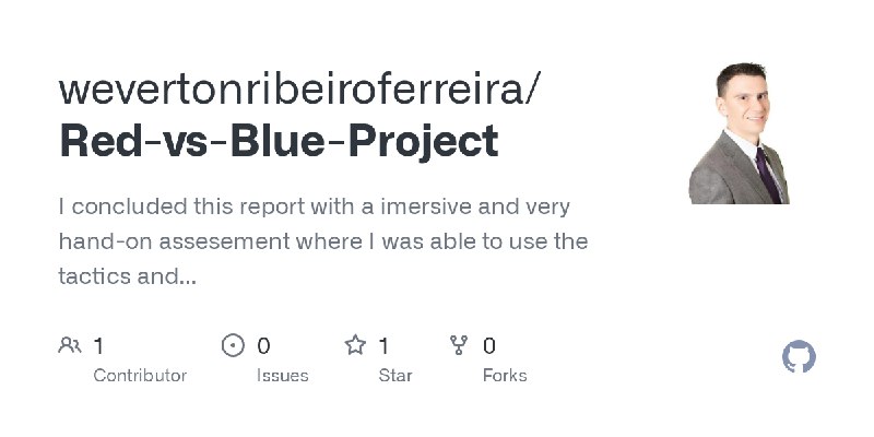 GitHub - wevertonribeiroferreira/Red-vs-Blue-Project: I concluded this report with a imersive and very hand-on assesement  where…