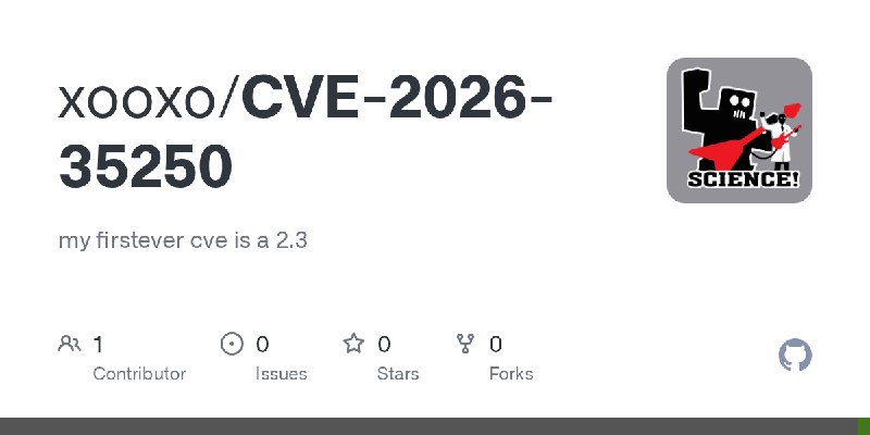 GitHub - xooxo/CVE-2026-35250: my firstever cve is a 2.3